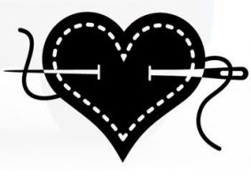 Fiber Flies Vinyl Window Sticker - I Heart Sewing!
